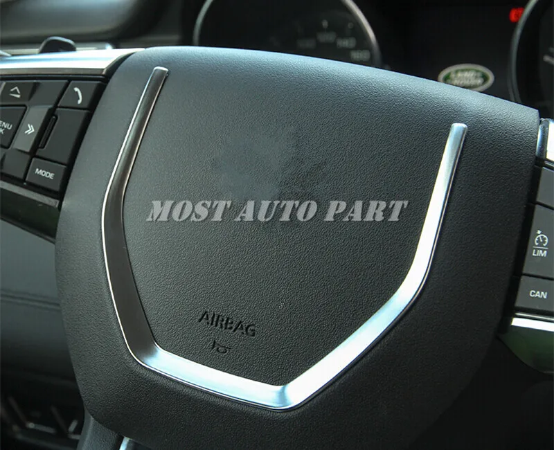 

Inner Steering Wheel Cover Trim For Land Rover Discovery Sport 2015-2019 Car accesories interior Car decoration