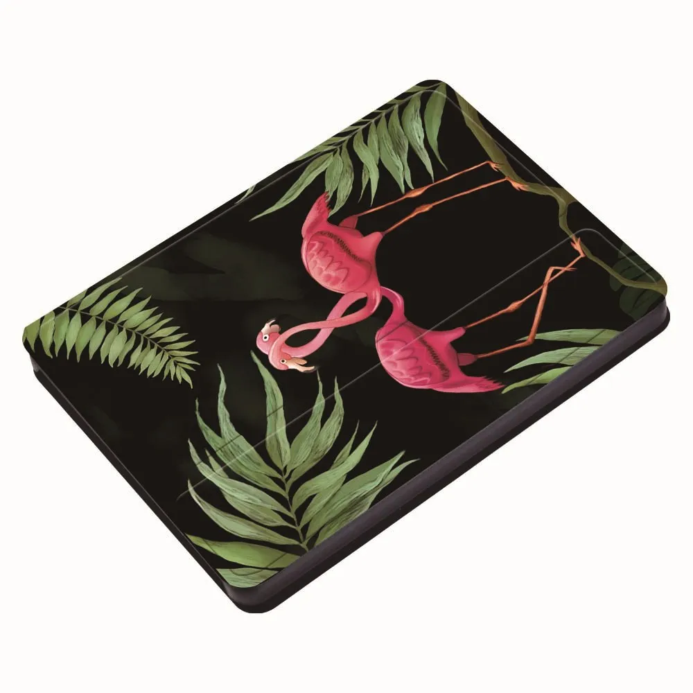 For Amazon Kindle 8/10th 2016 2019/Paperwhite 1/2/3/4 Printed flamingo tablet pu Leather Reader Stand Folio Shockproo Cover Case |