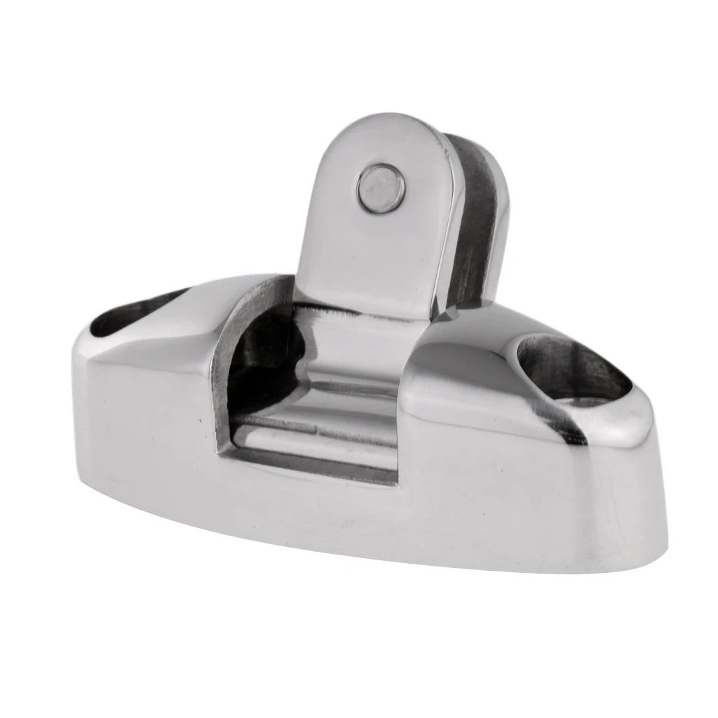 

Boat Bimini Top Swivel Deck Hinge Marine 316 Stainl Steel W Rubber Pad