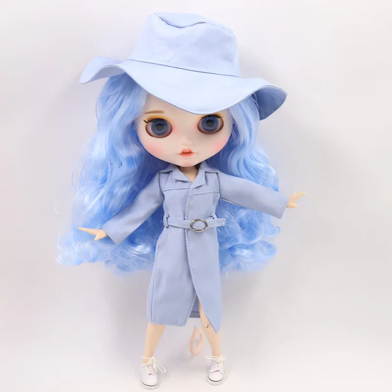 Ледяной DBS Blyth кукольные 1/6 bjd из белой кожи шарнирное тело матовая лицевая сторона