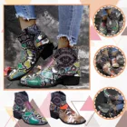 Осенние ботинки для женщин 2022, обувь смешанных цветов, короткие ботинки на молнии, винтажные Модные женские ботильоны западное Родео Botas Mujer