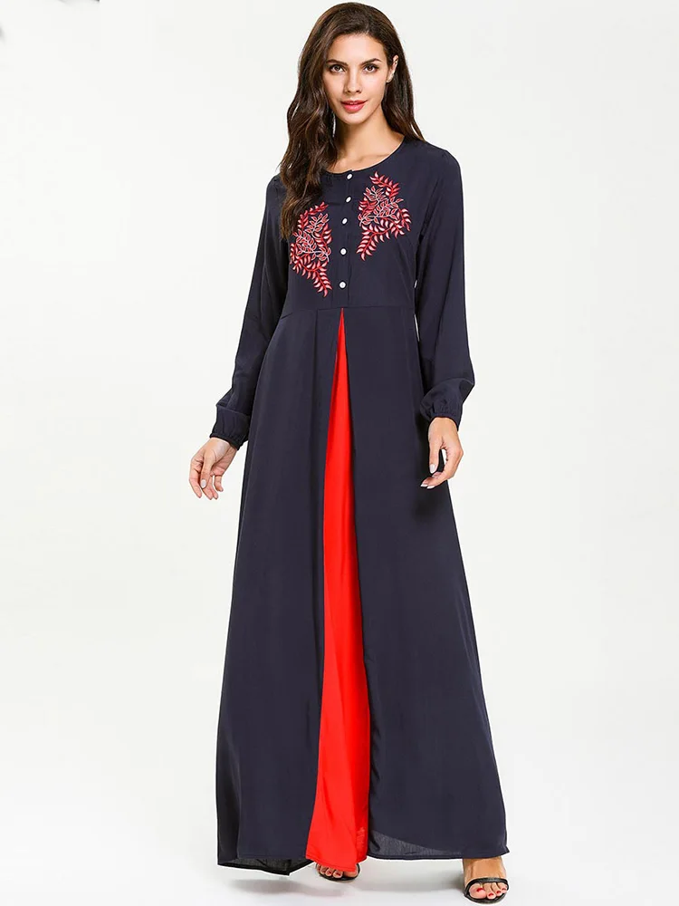 kaftan moroccan Мусульманское женское арабское турецкое Длинное Макси платье ХИДЖАБ КАФТАН марокканский скромный индонезийский Пакистанская мусульманская одежда для Дубай абайя Восточный халат из марокена - Цвет: kaftan moroccan