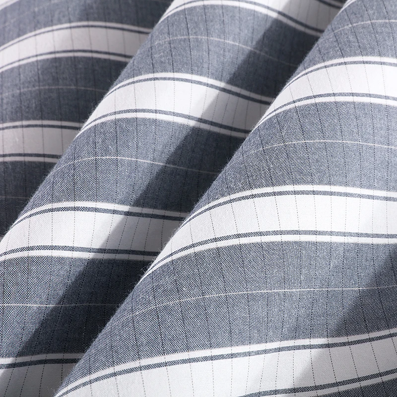 Большой сон хлопковая полоска серебряная плоская простыня (240*260 см)