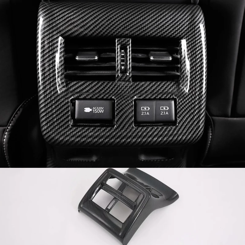 

For TOYOTA Avalon 2019-2021 1PC Carbon Fiber ABS Car Rear Air Conditioning Vent Outlet Cover Trim Car Styling