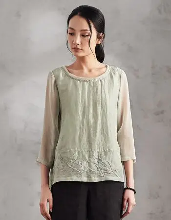 

2020 Summer Fashion T Shirt Women Beige Tshirt