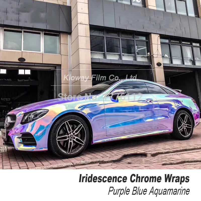 Высококачественная Радужная хромированная виниловая пленка автомобильная