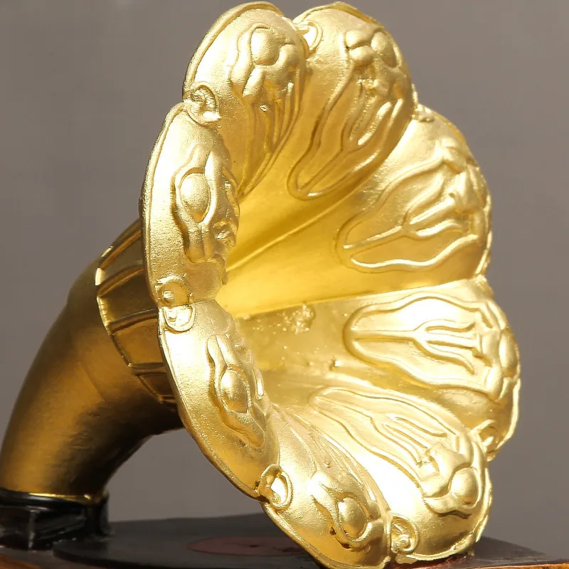 Смоляная модель в европейском стиле украшения для офиса записывающие плееры