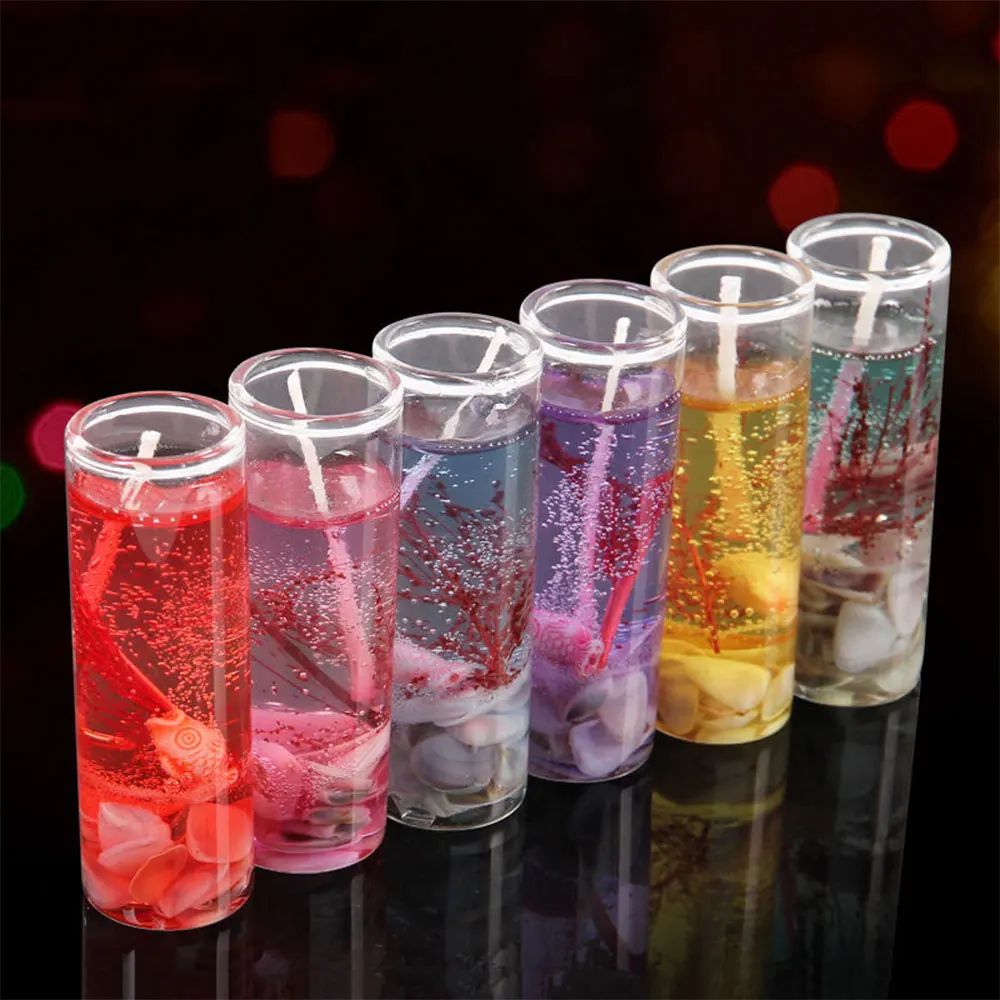 

1pc Aromatherapy Candles Scented Smokeless Valentines Jelly Candle Decoration Gift