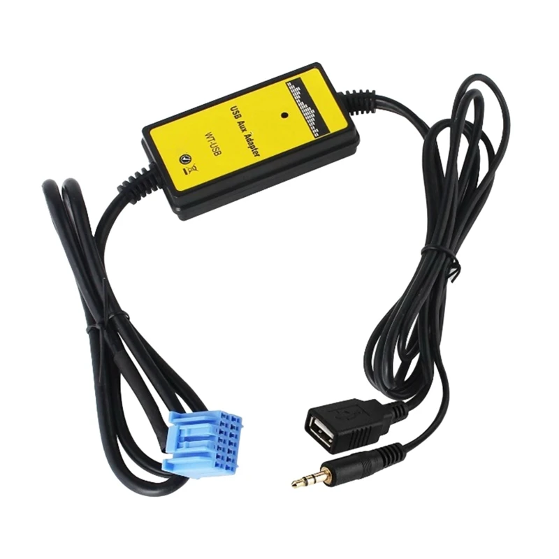 Автомобильный Mp3 Телефон Aux USB адаптер 3 5 мм кабель дополнительный CD автосменщик
