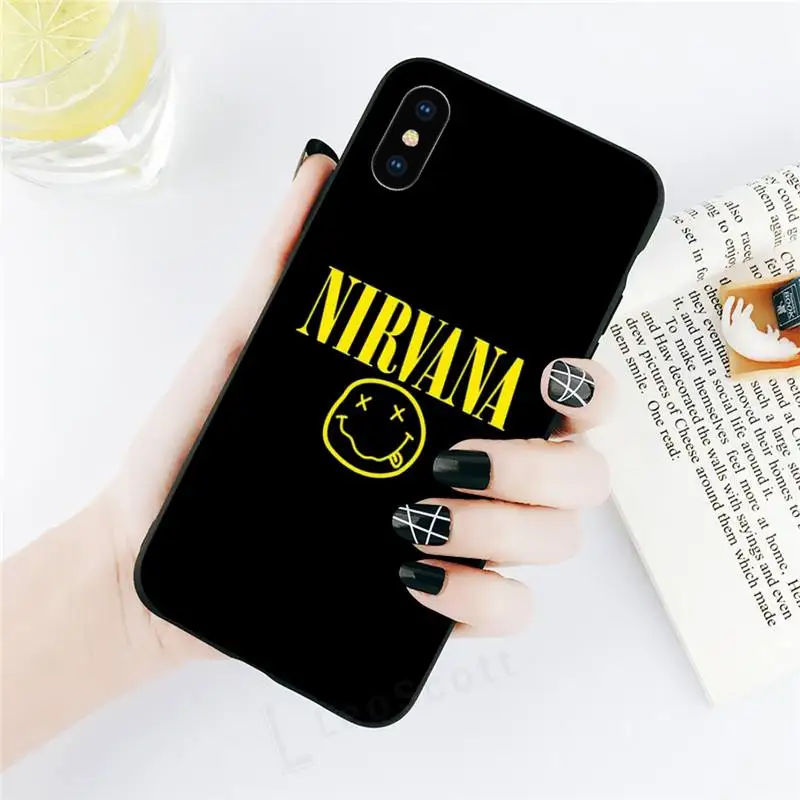 

Nirvana Kurt Cobain singer Phone Case for iPhone 11 12 pro XS MAX 8 7 6 6S Plus X 5S SE 2020 XR