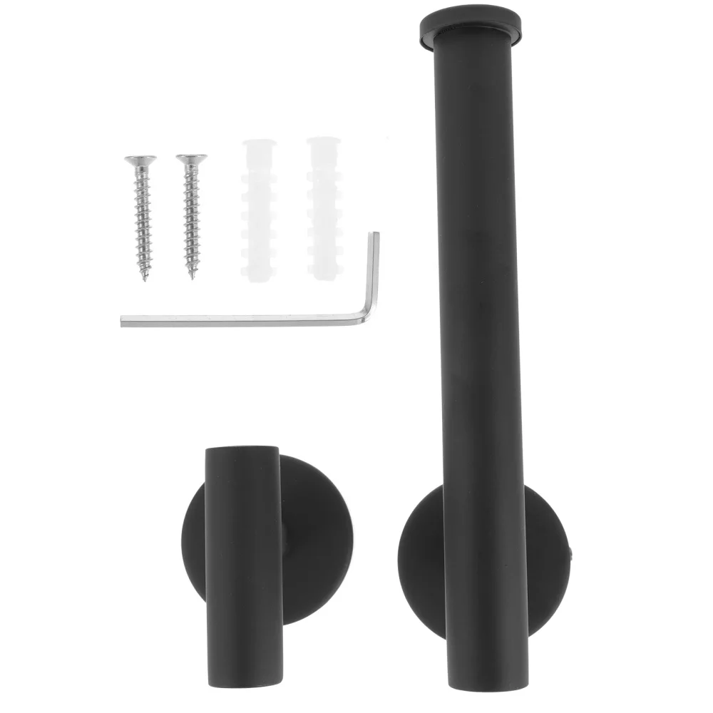 

2pcs Toilet Roll Holder Towel Rack Stainless Steel Bathroom Towel Holder