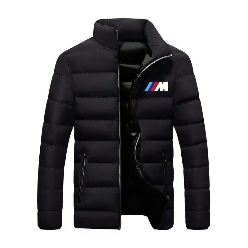 

New Men's BMW M Winter Jacket Long Sleeve Baseball Jacket Casual Windbreaker Zipper Windbreaker Lining Cotton Jacket Men's Jacke