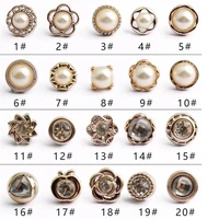 10pcs buttons concealed buttons detachable sewing free buttons pearl button shirt decoration brooch buckle accessories