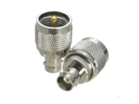 1pcs bnc female jack to uhf pl259 male plug rf adapter connector coaxial for radio antenna high quanlity