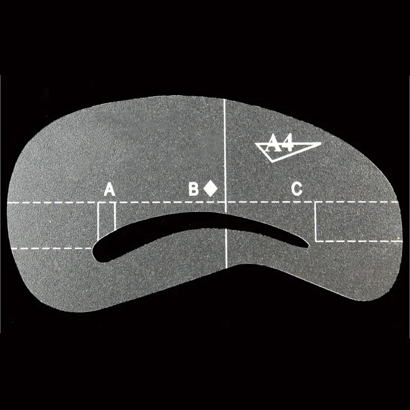 4 шт. магический трафарет для бровей стили макияжа Шаблон рисования макияжный