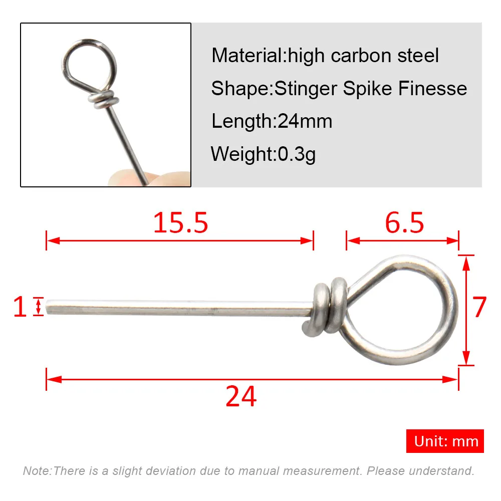 100 шт. рыболовные снасти из высокоуглеродистой стали | Спорт и развлечения