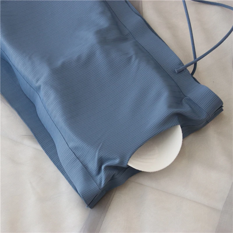 

Summer Women Crop Tops Sexy Seamless Underwear Female Invisible Bralette Lingerie White Camis Women Tanks Top Padded Camisole