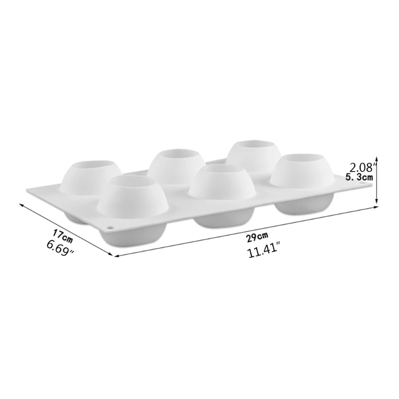 

Non Stick 6 Cavity Fruit Shaped Dessert Cake Mould No Stain Bakeware Cupcake Baking Pan Multifunction Kitchenware House