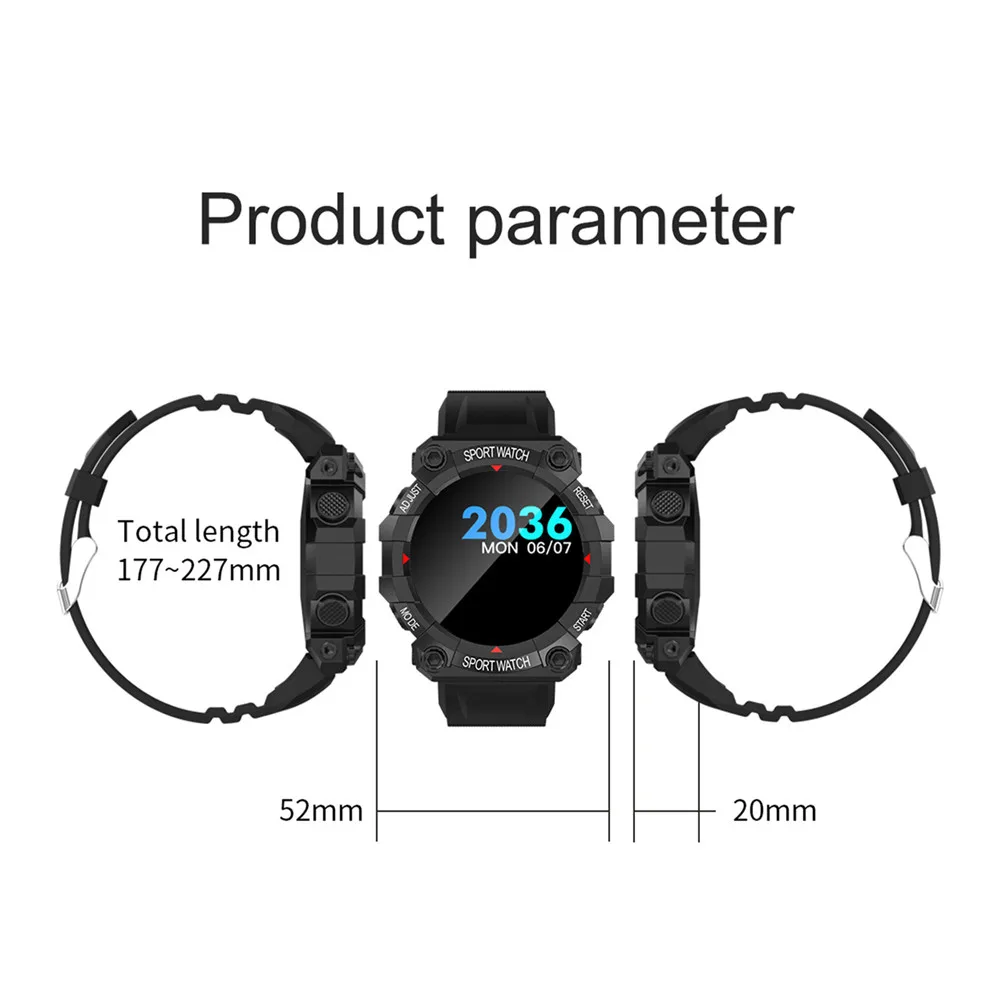 

New FD68 Smart Watch Health Monitor Smartwatch Waterproof Smart Watches Wrist Ultra-long Standby Sport Band For Android IOS