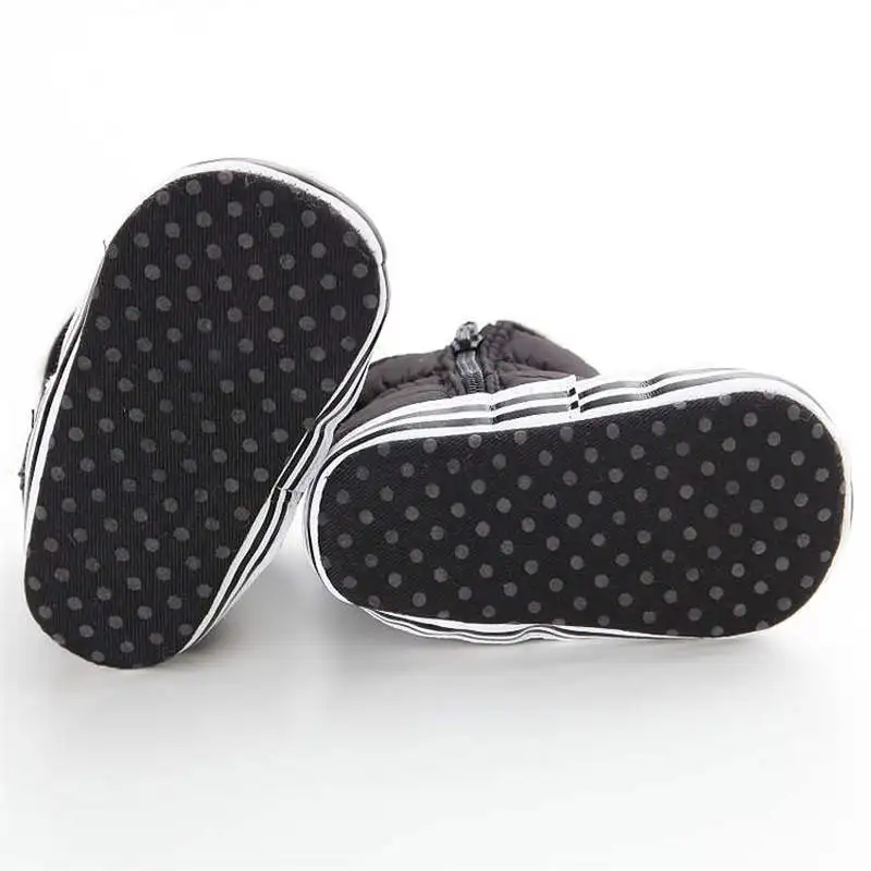 Детская обувь для девочек Зимняя теплая с подкладкой из пуха новорожденных