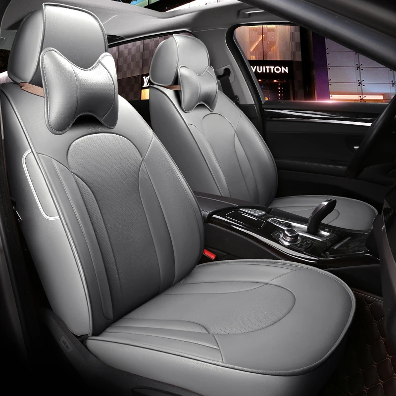 Кожаные чехлы на сиденья для Audi A6L Q3 Q5 Q7 S4 A5 A1 A3 A4 B6 b8 B7 A6 c5|leather car seat cover|car coverseat cover |