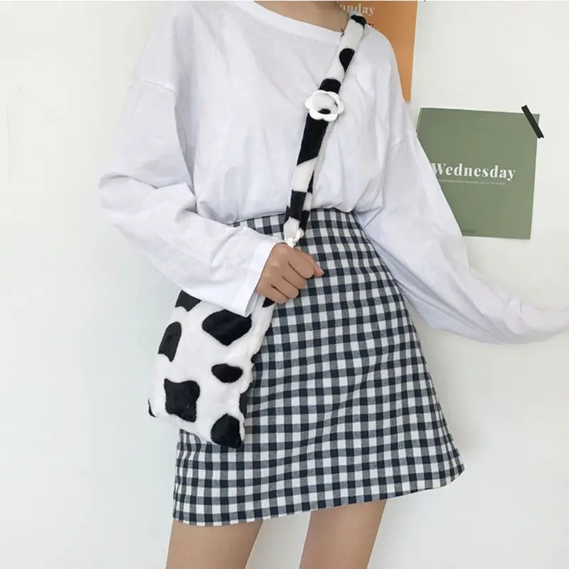 

Women Cow Pattern Shoulder Lady Crossbody Bag Tote Messenger Satchel Purse