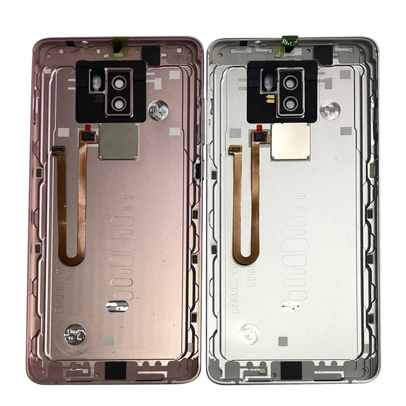 Axisinternational Корпус задней двери для Xiaomi Mi 5S Plus Задняя крышка батареи чехол+ боковые клавиши+ гибкий кабель отпечатков пальцев+ стеклянный объектив