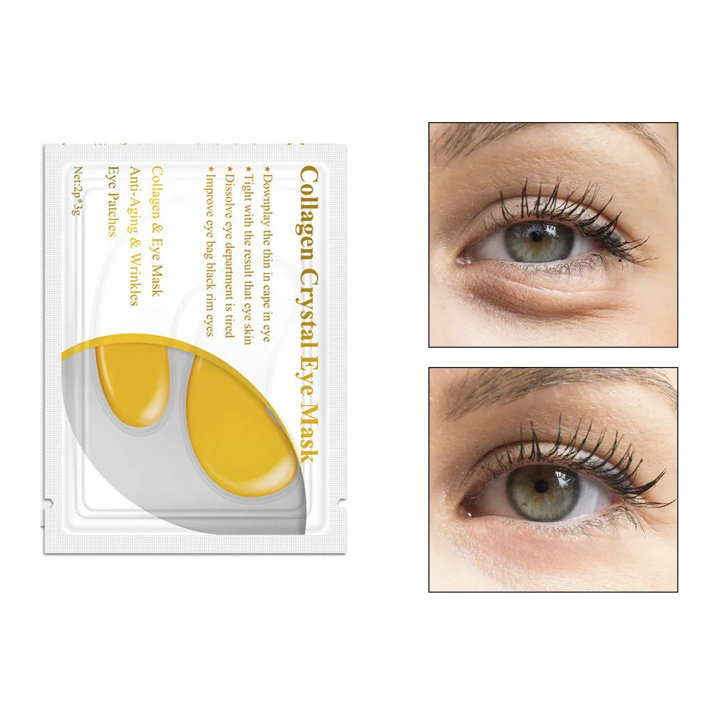 1 шт. коллагеновые маски для век от морщин и под кристальным гелем | Красота