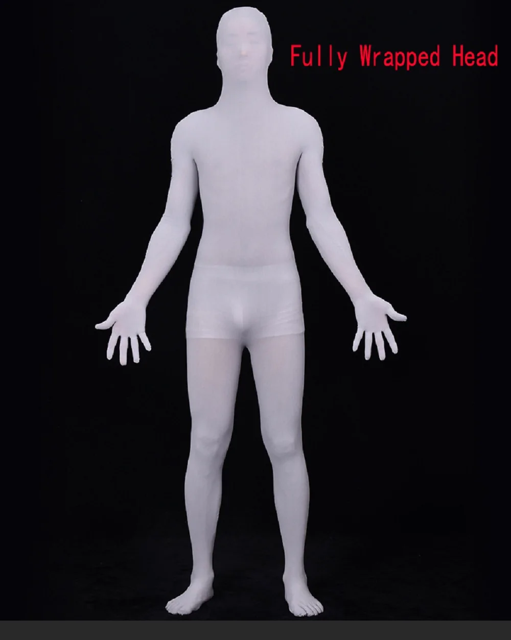 Мужские комбинезоны 80D лайкра пальцы полностью обернутые головы цельные