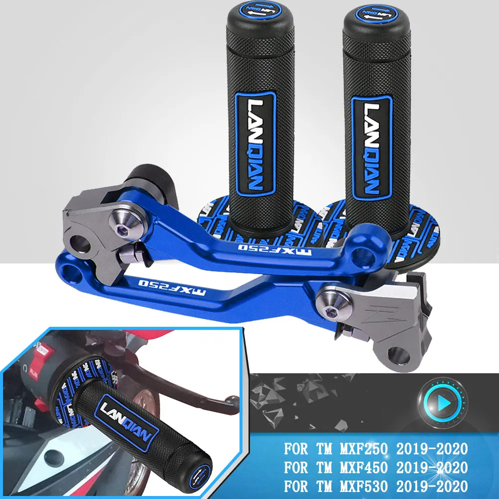

For TM MXF250 MXF450 MXF530 MXF 250 450 530 2019 2020 Motocross Dirt Pit Bike 7/8" Hand Grips Brake Clutch Levers Handlebar Grip