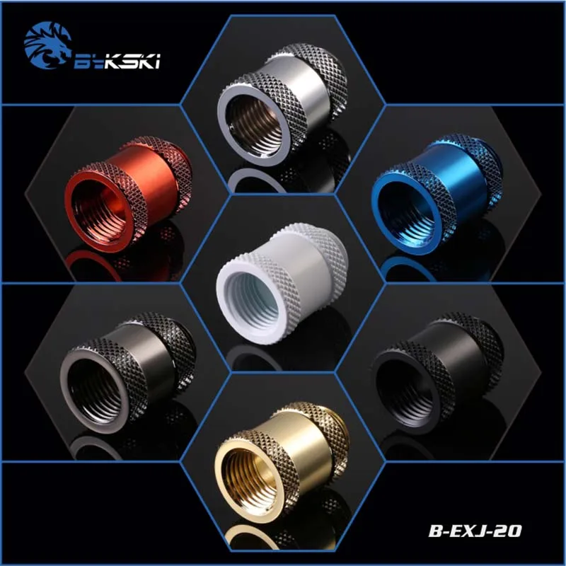 

Bykski B-EXJ-7.5 mm G1/4 Male To Female Extender Fitting, Boutique Diamond Pattern, Multiple Color Male To Female For Modding PC