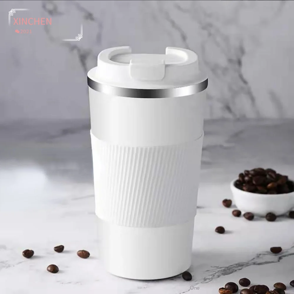 

500ML Large Capacity Double-layer Stainless Steel Coffee Mug Car Vacuum Portable Travel Mugs Tumbler Cup Friend Gift