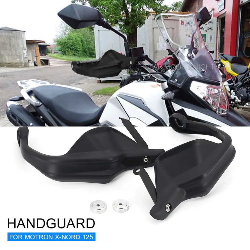 Motorcycle Accessories Black ABS plastic Handguard For Motron XNord X Nord 125 X-Nord 125 Hand Guard Shield Protector Windshield