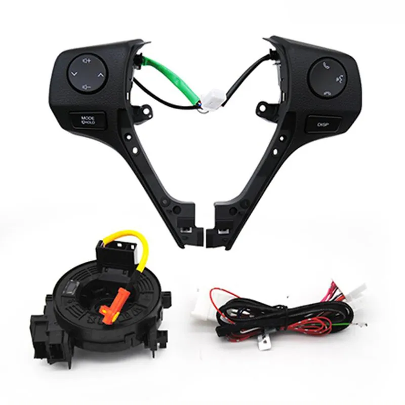 Многофункциональная кнопка управления рулевым колесом PUFEITE для TOYOTA Corolla RAV4 2014 2015