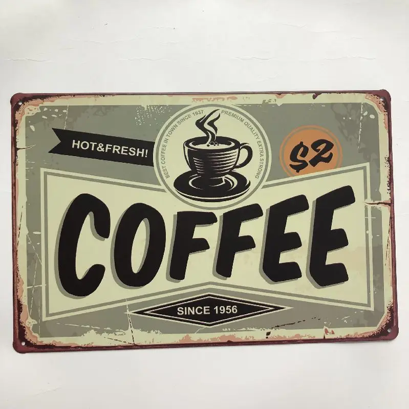 

[Luckyaboy] Toilet Dog Coffee Vintage Metal Tin Signs Home Bar Pub Garage Gas Station Decor Plates Man Cave Wall Sticker