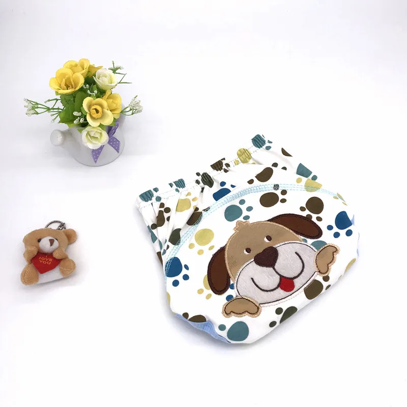 2 шт./Лот Детские тренировочные брюки подгузники многоразовые моющиеся хлопковые