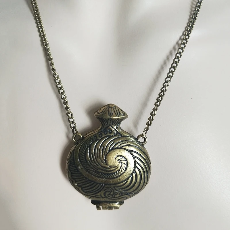 2019 новая бронзовая пустотелая античная ваза открывается для женщин кулон
