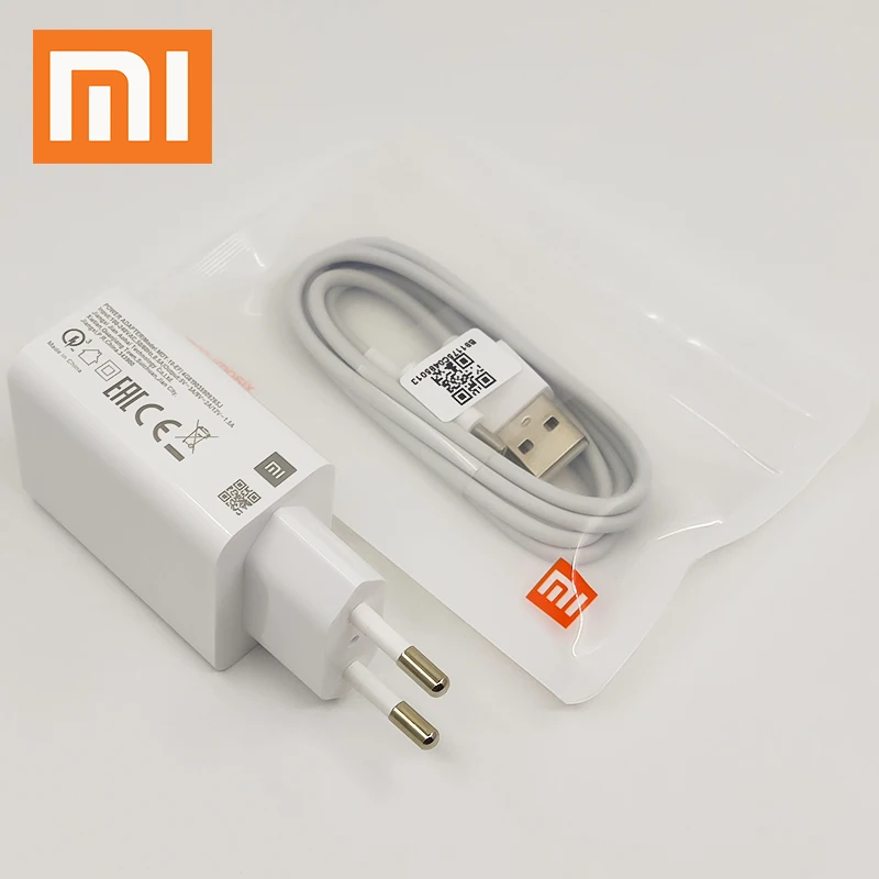 Xiaomi mi 9 SE быстрое настенное зарядное устройство 18 Вт Быстрое зарядное устройство адаптер USB 3,1 кабель для передачи данных для mi 9 SE Pro 8 6 mi x 2 2S redmi K20 Note 7 8 pro