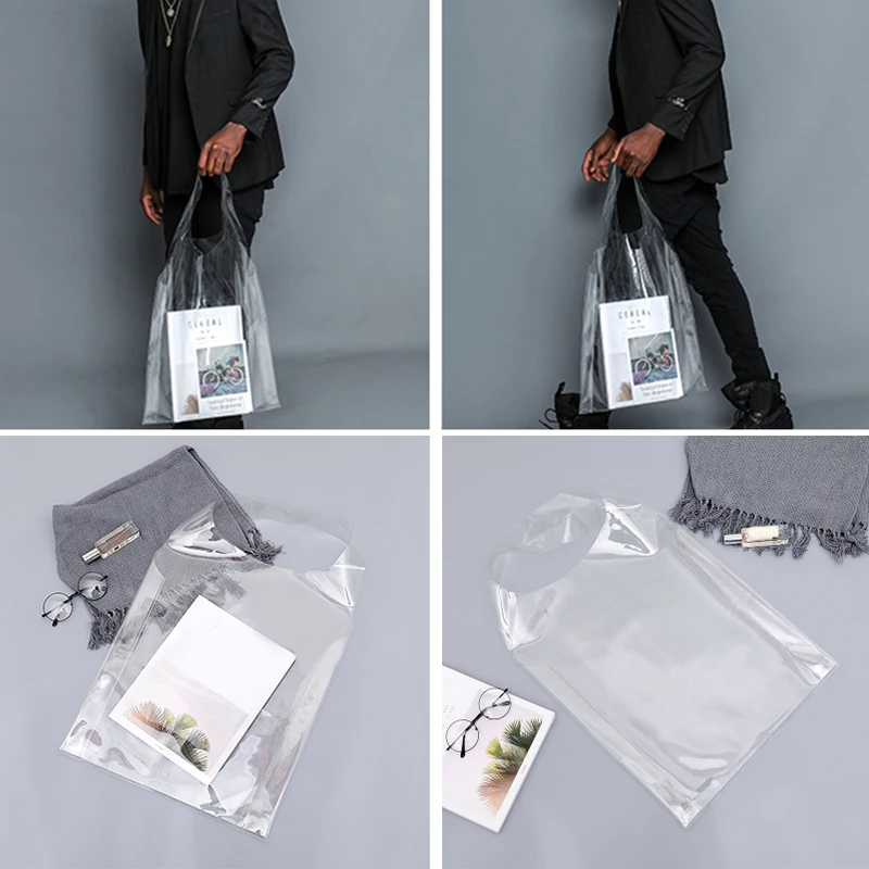 Новая модная прозрачная сумка тоут из ПВХ женская дизайнерская забавная для