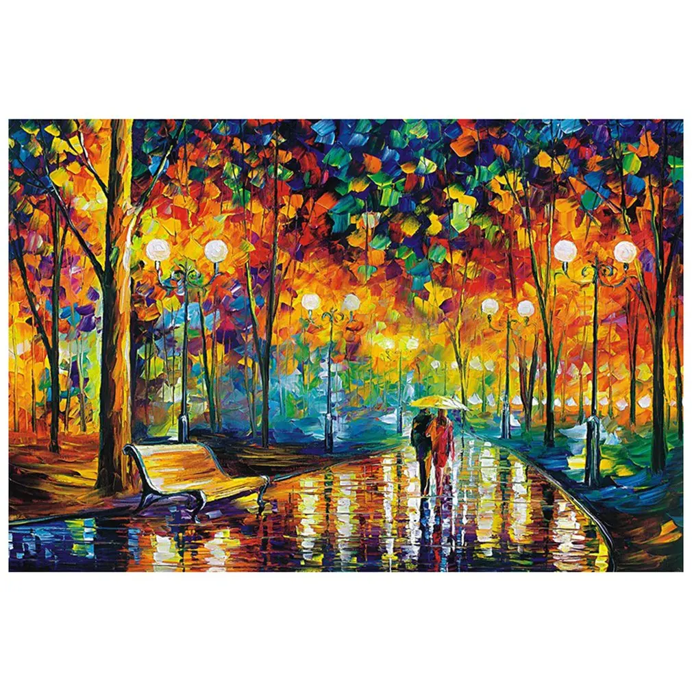 

1000 Pieces Puzzles For Adults Paper Jigsaw Puzzles Educational Intellectual Relieve Stress DIY Large Puzzle Game Toys Gift