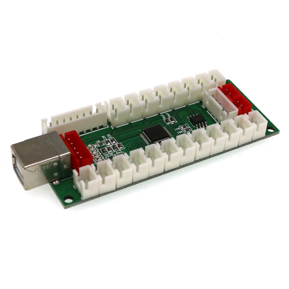 Контроллер аркадный PC360 PS2 и PS3 4 в 1 USB печатная плата кнопочный кодировщик