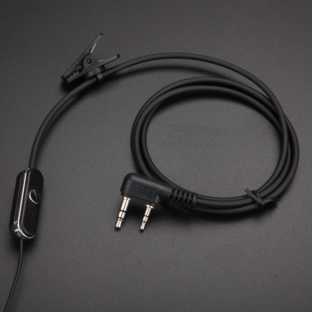 Гарнитура 2 pin Air Tube Earpiece PTT MIC Covert для акустической трубки наушников радиостанций