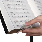 Акриловая магнитная подставка для музыки 2 шт., держатель для гитары, пианино, скрипки, виолончели, флейты, музыкальный инструмент, фиксированные зажимы для музыкантов