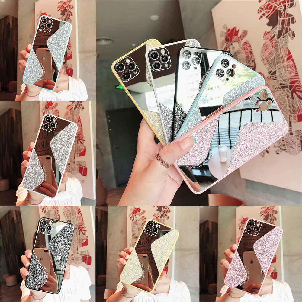 Новые зеркальные поликарбонатные блестящие чехлы для iphone 11 Pro MAX XS XR X SE яркие