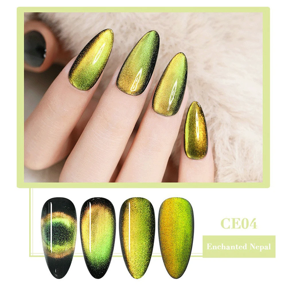 BORN PRETTY 9D Galaxy Cats Eyes светодиодный Гель-лак для ногтей Хамелеон для использования с магнитом впитывающийся УФ-лак для ногтей Блестящий гель Базовое покрытие 5 мл