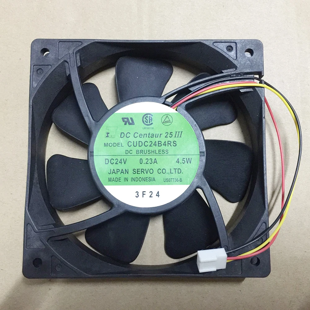 

Servo Seiko CUDC24B4R DC 24V 0.23A 4.5W 12cm 12038 120X120X38MM Converter Fan