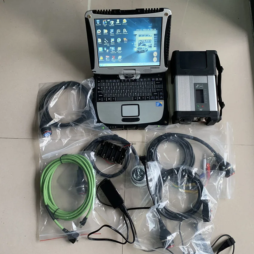 

Star Diagnosis Tool Mb Sd Connect c5 with Hdd 320gb Latest Software Laptop CF-19 Toughbook Ready to Work