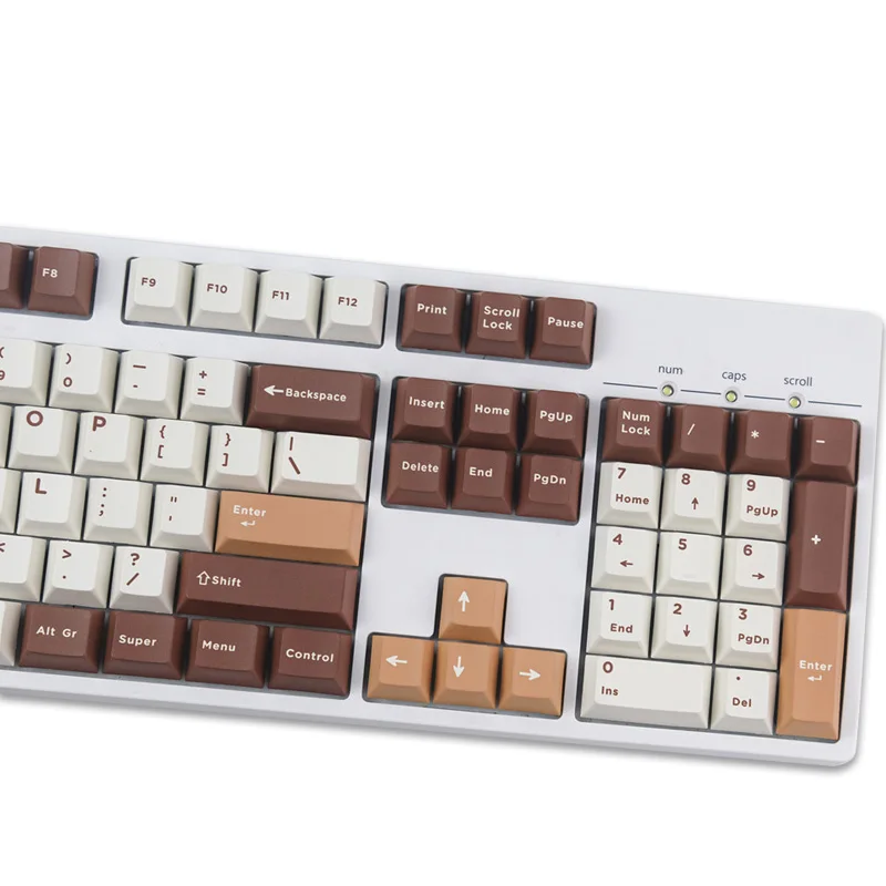 166 клавиш GMK Tiramisu колпачки Вишневый профиль PBT сублимационная механическая