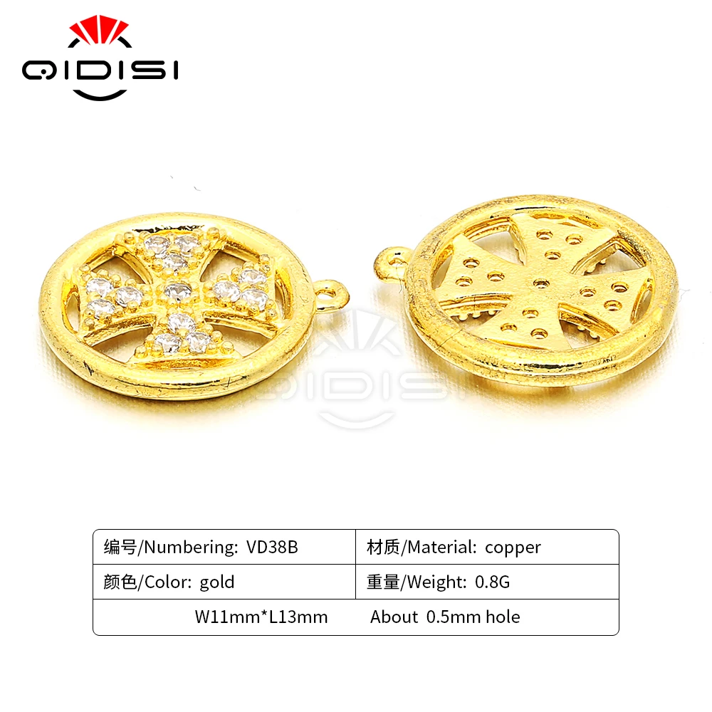 Кулон на ожерелье из фианита аксессуары сделай сам подвески браслет медные