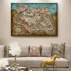 Skyrim карта старшие свитки игры плакаты и принты домашний декор настенное искусство декоративная картина на холсте картина для гостиной